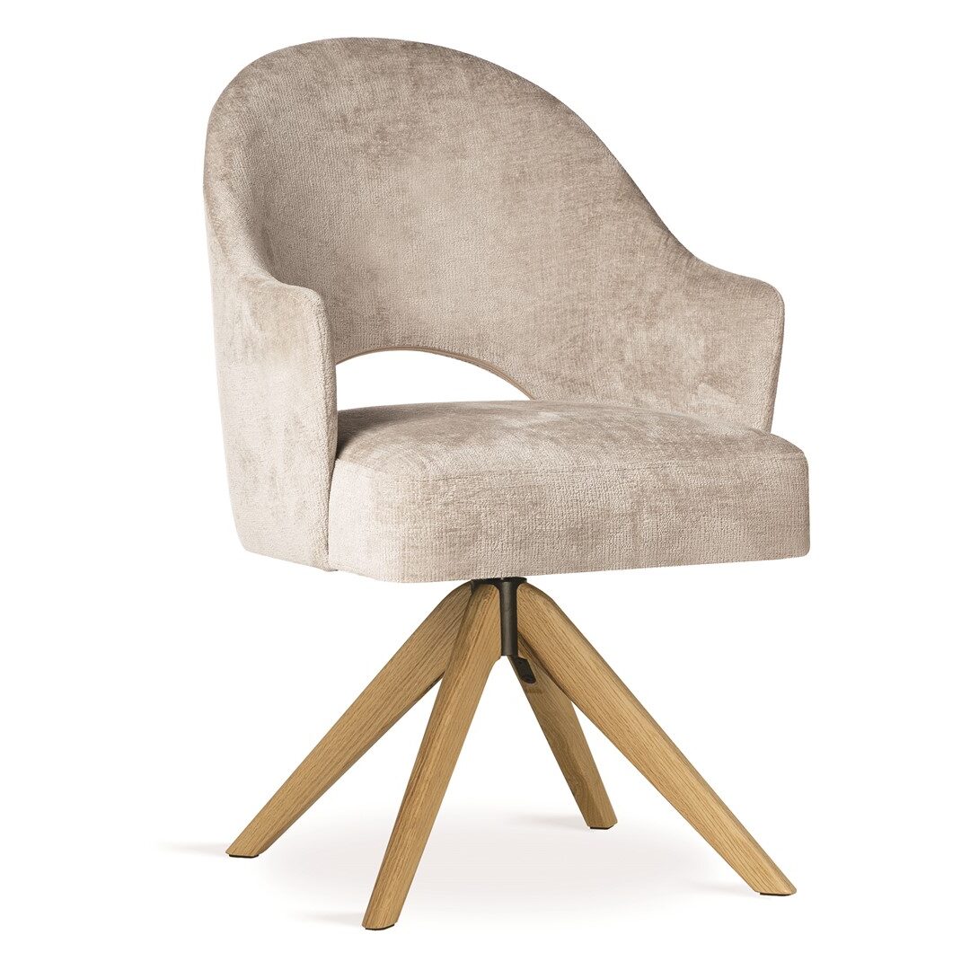 GODA SUPREME WOOD Swivel Chair - Atreve - usiądź wygodnie, żyj lepiej