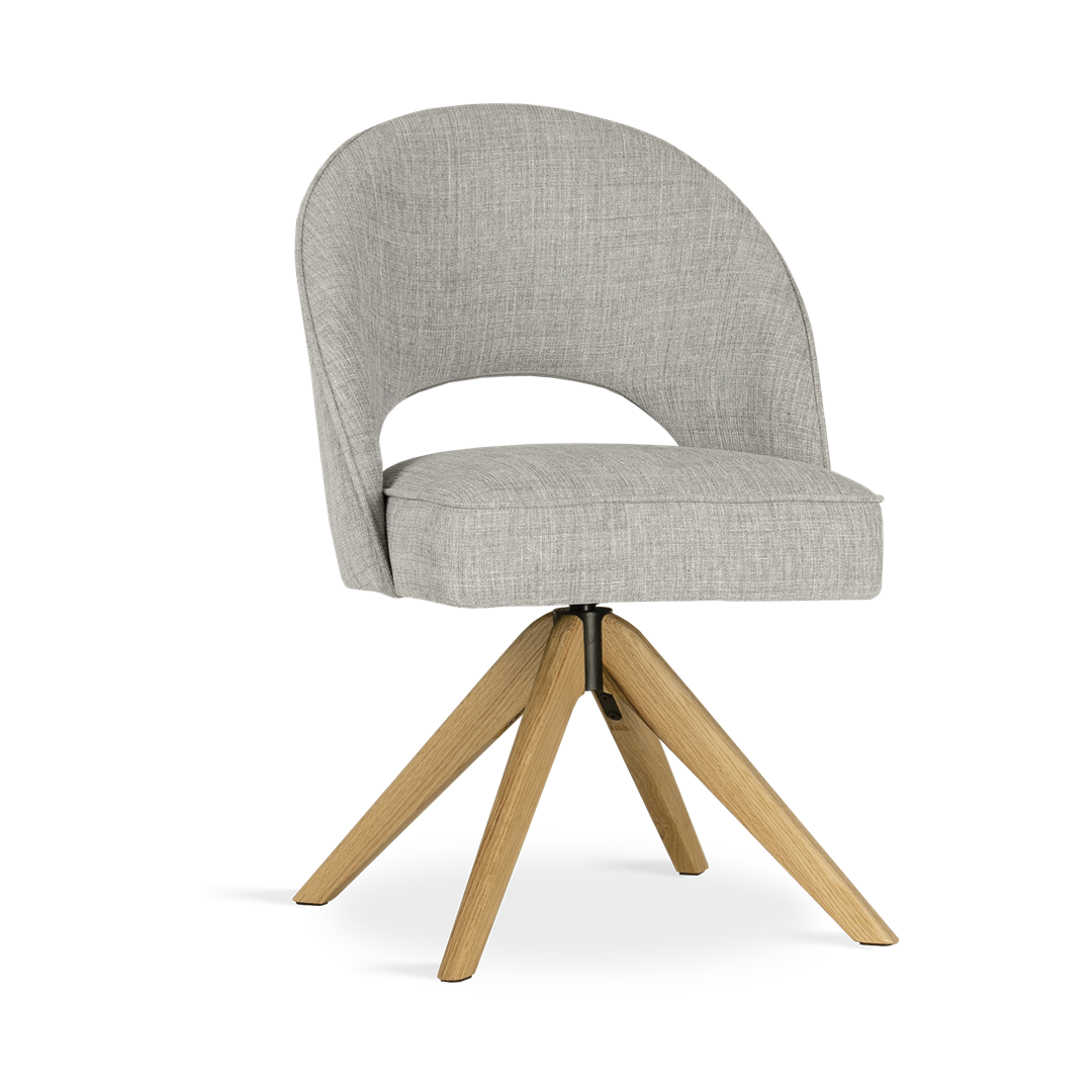 PONTE SUPREME WOOD Swivel Chair - Atreve - usiądź wygodnie, żyj lepiej