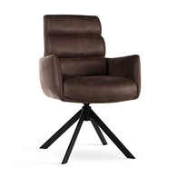 Krzesło obrotowe CIPHER brązowy/czarna/BULL111