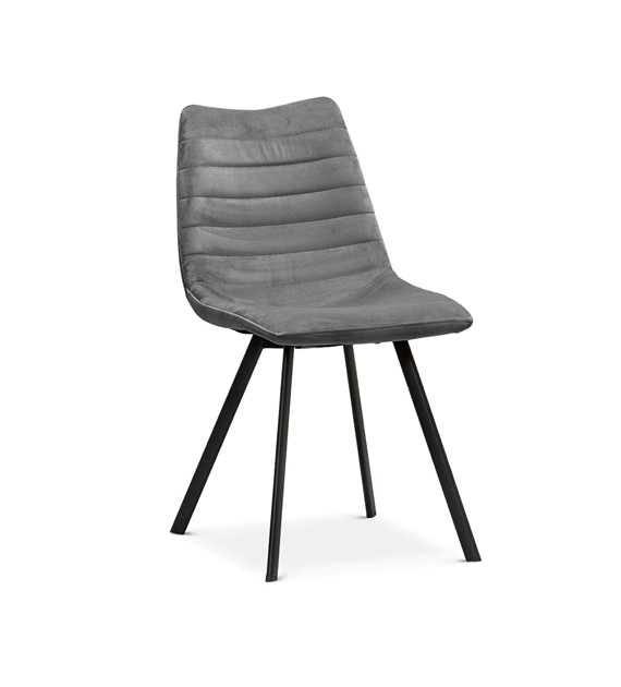 Krzesło ROXA ciemnoszary/ noga czarna