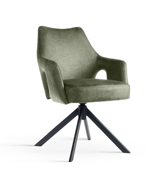 Krzesło obrotowe VESPER zielony/czarna/BULL156