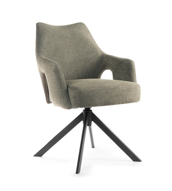 Krzesło obrotowe VESPER zielony/czarna/VOGAR70