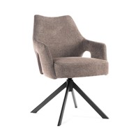 Krzesło obrotowe VESPER truflowy/czarna/VOGAR052