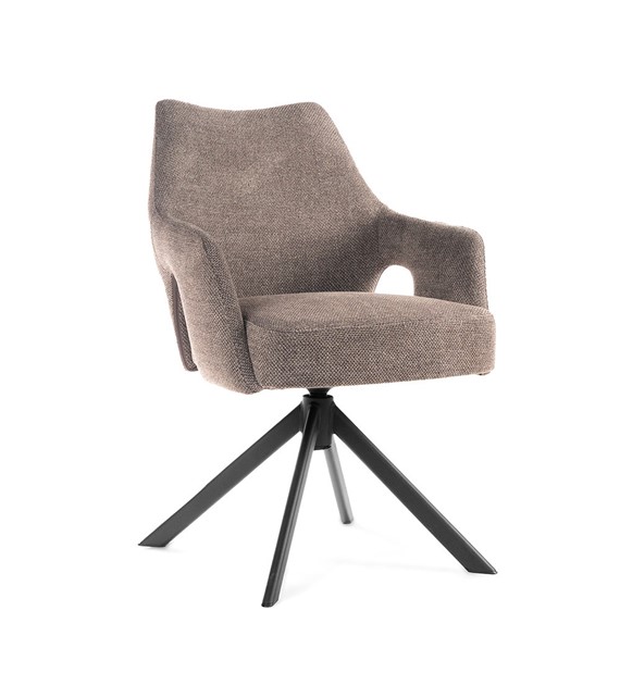 Krzesło obrotowe VESPER truflowy/czarna/VOGAR052