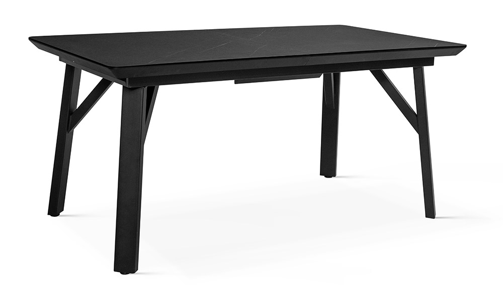 Stół VICTUS 160/200 czarny/czarny